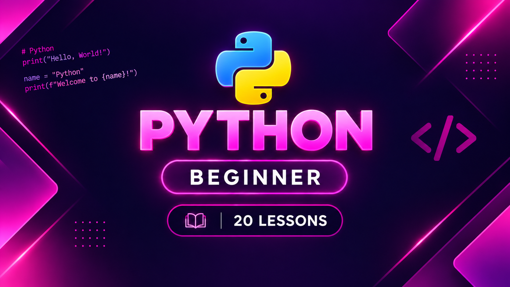 Python Programming for Beginners